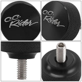 C.C. RIDER Custom Stainless Steel Seat Bolt Screw for Harley Touring Softail Dyna Sportster 1996-2024